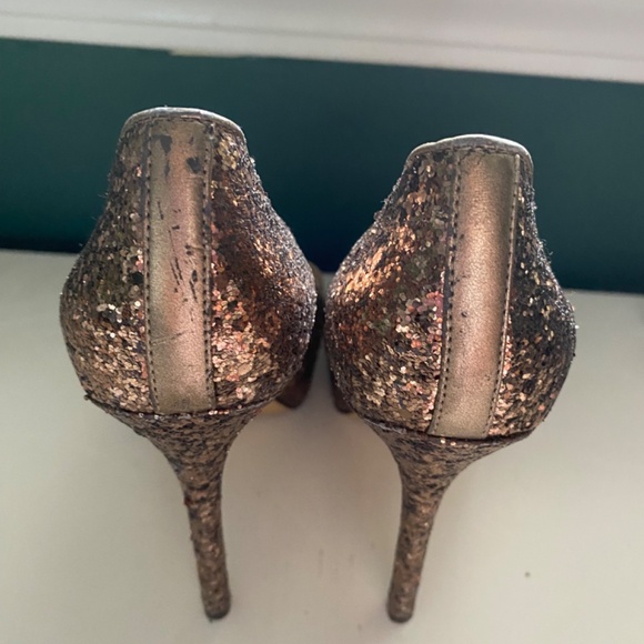 Nine West bronze sparkly shoes - Picture 2 of 3